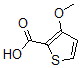 structure of CAS# 60166-83-8, 3-Methoxy-2-Thiophenecarboxylic Acid;3-Methoxythiophene-2-Carboxylic Acid;2-Carboxy-3-Methoxythiophene
