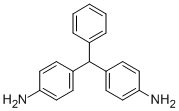 structure of CAS# 603-40-7, 4,4'-Diamino-Triphenylmethane;4-[(4-Aminophenyl)-Phenyl-Methyl]Aniline;[4-[(4-Aminophenyl)-Phenyl-Methyl]Phenyl]Amine;Zinc03878373