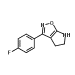 CAS#: 603067-22-7， 3-(4-Fluorophenyl)-5,6-dihydro-4H-pyrrolo[3,2-d][1,2]oxazole