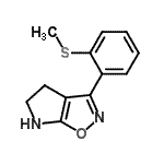 CAS 登录号：603067-73-8， 3-[2-(甲硫基)苯基]-5,6-二氢-4H-吡咯并[3,2-d][1,2]恶唑