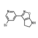 CAS#: 603067-87-4， 3-(5-Bromo-3-pyridinyl)-5,6-dihydro-4H-pyrrolo[3,2-d][1,2]oxazole