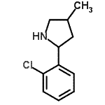 CAS#: 603068-39-9， 2-(2-Chlorophenyl)-4-methylpyrrolidine