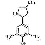 CAS#: 603068-62-8， 2,6-Dimethyl-4-(4-methyl-2-pyrrolidinyl)phenol