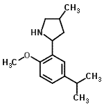 CAS#: 603068-76-4， 2-(5-Isopropyl-2-methoxyphenyl)-4-methylpyrrolidine
