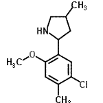 CAS#: 603069-01-8， 2-(5-Chloro-2-methoxy-4-methylphenyl)-4-methylpyrrolidine