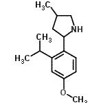 CAS#: 603069-08-5， 2-(2-Isopropyl-4-methoxyphenyl)-4-methylpyrrolidine