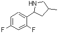 CAS#: 603069-10-9， 2-(2,4-Difluorophenyl)-4-methylpyrrolidine