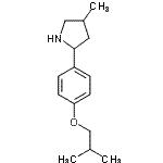 CAS#: 603089-70-9， 2-(4-Isobutoxyphenyl)-4-methylpyrrolidine