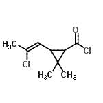 CAS#: 60310-87-4， 3-[(1Z)-2-Chloro-1-Propen-1-Yl]-2,2-Dimethylcyclopropanecarbonyl Chloride