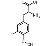 structure of CAS# 603105-73-3, 3-Fluoro-O-methyltyrosine;MFCD05227943