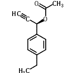CAS#: 603129-87-9， (1R)-1-(4-Ethylphenyl)-2-propyn-1-yl acetate