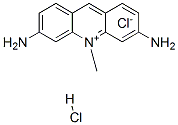 CAS 登录号：6034-59-9， 3,6-二氨基-10-甲基吖啶鎓氯化物单盐酸盐