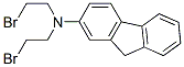 结构式 CAS# 6036-92-6, N,N-二(2-溴乙基)-9H-芴-2-胺