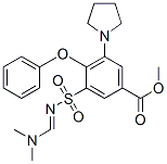 CAS#: 60376-76-3， Methyl 3-[[[(Dimethylamino)Methylene]Amino]Sulphonyl]-4-Phenoxy-5-(1-Pyrrolidinyl)Benzoate