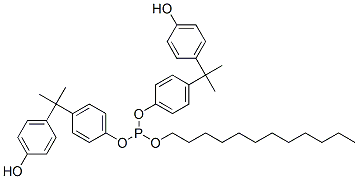 CAS#: 60381-07-9， Dodecyl Bis[4-[1-(4-Hydroxyphenyl)-1-Methylethyl]Phenyl] Phosphite