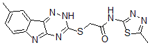 CAS#: 603946-32-3， N-(5-Methyl-1,3,4-Thiadiazol-2-Yl)-2-[(8-Methyl-2H-1,2,4-Triazino[5,6-b]Indol-3-Yl)Thio]-Acetamide