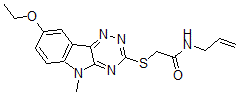 CAS#: 603947-76-8， 2-[(8-Ethoxy-5-Methyl-5H-1,2,4-Triazino[5,6-b]Indol-3-Yl)Thio]-N-Allyl-Acetamide