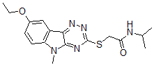 CAS#: 603947-84-8， 2-[(8-Ethoxy-5-Methyl-5H-1,2,4-Triazino[5,6-b]Indol-3-Yl)Thio]-N-(Isopropyl)-Acetamide