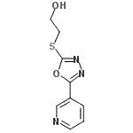 CAS#: 604740-89-8， 2-{[5-(3-Pyridinyl)-1,3,4-oxadiazol-2-yl]sulfanyl}ethanol