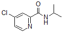 structure of CAS# 604813-08-3, 4-Chloro-N-(1-Methylethyl)-2-Pyridinecarboxamide;4-Chloro-N-(Propan-2-Yl)Pyridine-2-Carboxamide;4-CHLORO-N-ISOPROPYL-PYRIDINE-2-CARBOXAMIDE;4-Chloro-N-Isopropylpicolinamide