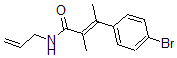 CAS#: 60548-35-8， N-Allyl-4-Bromo-alpha,beta-Dimethylcinnamamide