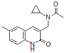 CAS#: 606095-23-2， N-Cyclopropyl-N-[(1,2-Dihydro-6-Methyl-2-Oxo-3-Quinolinyl)Methyl]-Acetamide