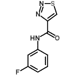 CAS#: 606101-98-8， N-(3-Fluorophenyl)-1,2,3-thiadiazole-4-carboxamide