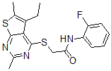 CAS#: 606113-56-8， 2-[(5-Ethyl-2,6-Dimethylthieno[2,3-d]Pyrimidin-4-Yl)Thio]-N-(2-Fluorophenyl)-Acetamide