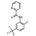CAS#: 606132-13-2， N-[2-Fluoro-5-(trifluoromethyl)phenyl]-2-pyrazinecarboxamide