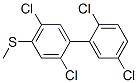 CAS#: 60640-57-5， 2,5,2',5'-Tetrachloro-4-Methylthiobiphenyl