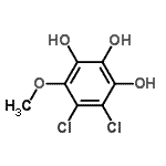 CAS#: 606491-85-4， 4,5-Dichloro-6-methoxy-1,2,3-benzenetriol