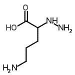 CAS#: 60733-16-6， 5-Amino-2-Hydrazinopentanoic Acid