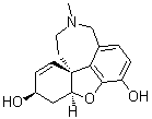 CAS 登录号：60755-80-8， (4aS,6R,8aS)-11-甲基-5,6,9,10,11,12-六氢-4aH-[1]苯并呋喃并[3a,3,2-ef][2]苯并氮杂卓-3,6-二醇