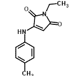 CAS#: 607692-38-6， 1-Ethyl-3-[(4-methylphenyl)amino]-1H-pyrrole-2,5-dione