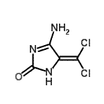 CAS#: 607706-78-5， 4-Amino-5-(dichloromethylene)-1,5-dihydro-2H-imidazol-2-one