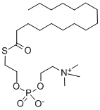 CAS#: 60793-01-3， 2-Hexadecanoylthio-1-Ethylphosphorylcholine