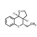 CAS#: 608143-28-8， (3aR,4S,9bS)-4-Ethyl-2,3,3a,9b-tetrahydro-4H-thiochromeno[4,3-b]furan