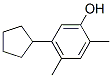 CAS#: 60834-69-7， 5-Cyclopentyl-2,4-Xylenol