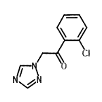 结构式 CAS# 60850-73-9, 1-(2-氯苯基)-2-(1H-1,2,4-三唑-1-基)乙酮