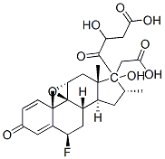 CAS#: 60864-53-1， 9beta,11alpha-Epoxy-6beta-Fluoro-17,21-Dihydroxy-16alpha-Methylpregna-1,4-Diene-3,20-Dione 17,21-Di(Acetate)
