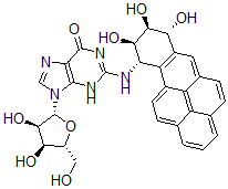CAS#: 60872-70-0， N(2)-(7,8,9,10-Tetrahydro-7,8,9-Trihydroxybenzo(a)Pyren-10-Yl)Guanine