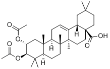 CAS#: 6089-92-5， (2alpha,3beta)- 2,3-Bis(Acetyloxy)-Olean-12-En-28-Oic Acid