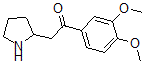CAS#: 60890-27-9， 1-(3,4-Dimethoxyphenyl)-2-pyrrolidin-2-ylethanone