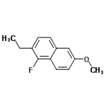 CAS#: 609779-93-3， 2-Ethyl-1-fluoro-6-methoxynaphthalene