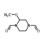 CAS#: 61020-10-8， 2-Methoxy-1,4-Piperazinedicarbaldehyde