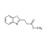 CAS#: 610277-15-1， Methyl 3-(1,3-benzothiazol-2-yl)propanoate