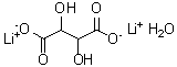 structure of CAS# 6108-32-3, Lithium Tartrate Monohydrate;Lithium Tartrate Monohydrate