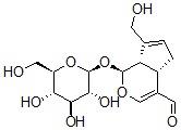 CAS#: 61081-59-2， (1S)-1alpha-(beta-D-Glucopyranosyloxy)-1,4aalpha,5,7aalpha-Tetrahydro-7-Hydroxymethyl-Cyclopenta[c]Pyran-4-Carbaldehyde