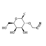 CAS#: 61145-34-4， (2S,3R,4S,5R,6R)-3-(Cyanomethoxy)-4,5-Dihydroxy-6-(Hydroxymethyl)Tetrahydro-2H-Pyran-2-Thiolate