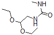 结构式 CAS# 61224-27-9, N-(2,2-二乙氧基乙基)-N'-甲基-脲